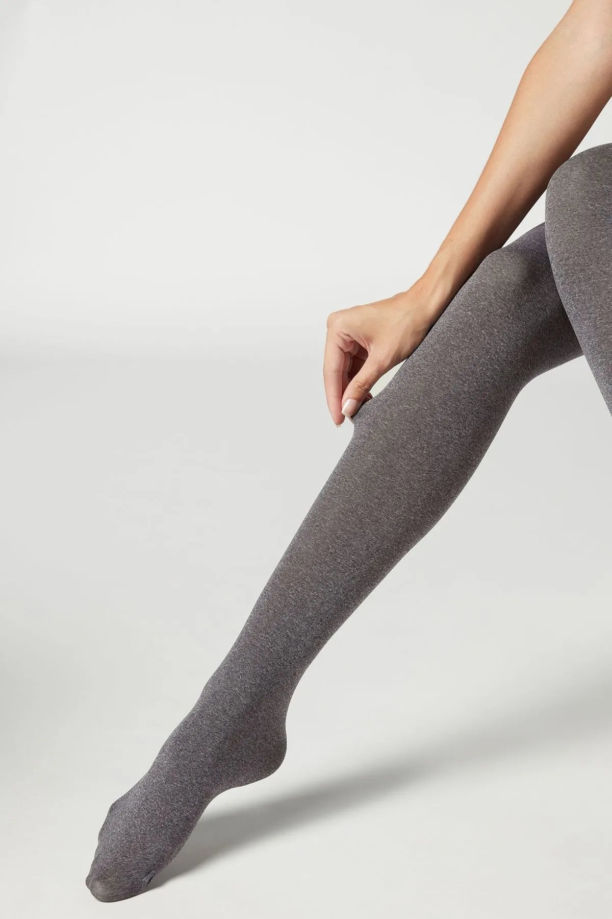 Medias Opaque 50 Grises Melange