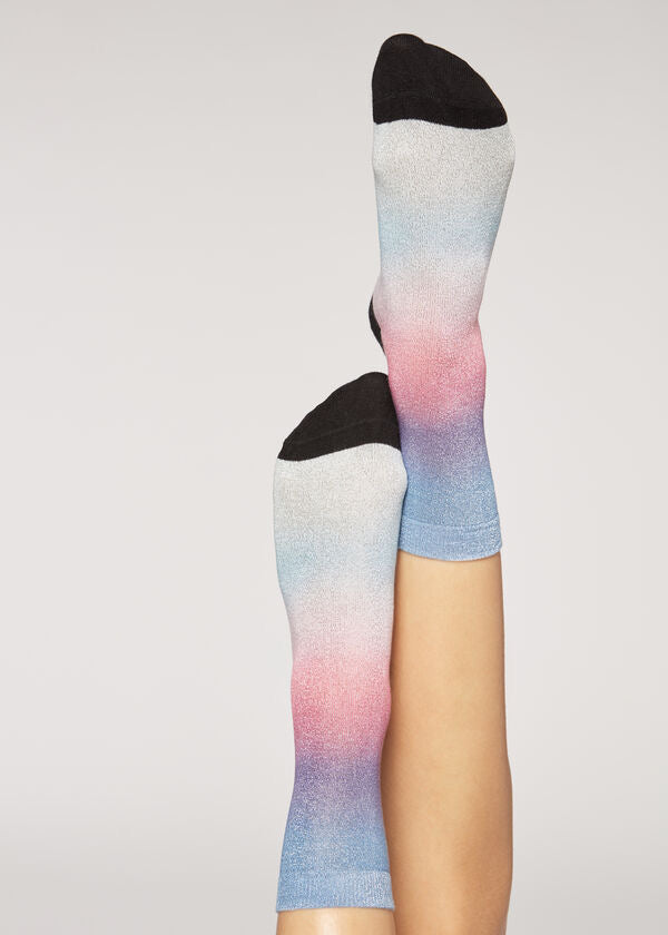 Calcetas Degradado Glitter