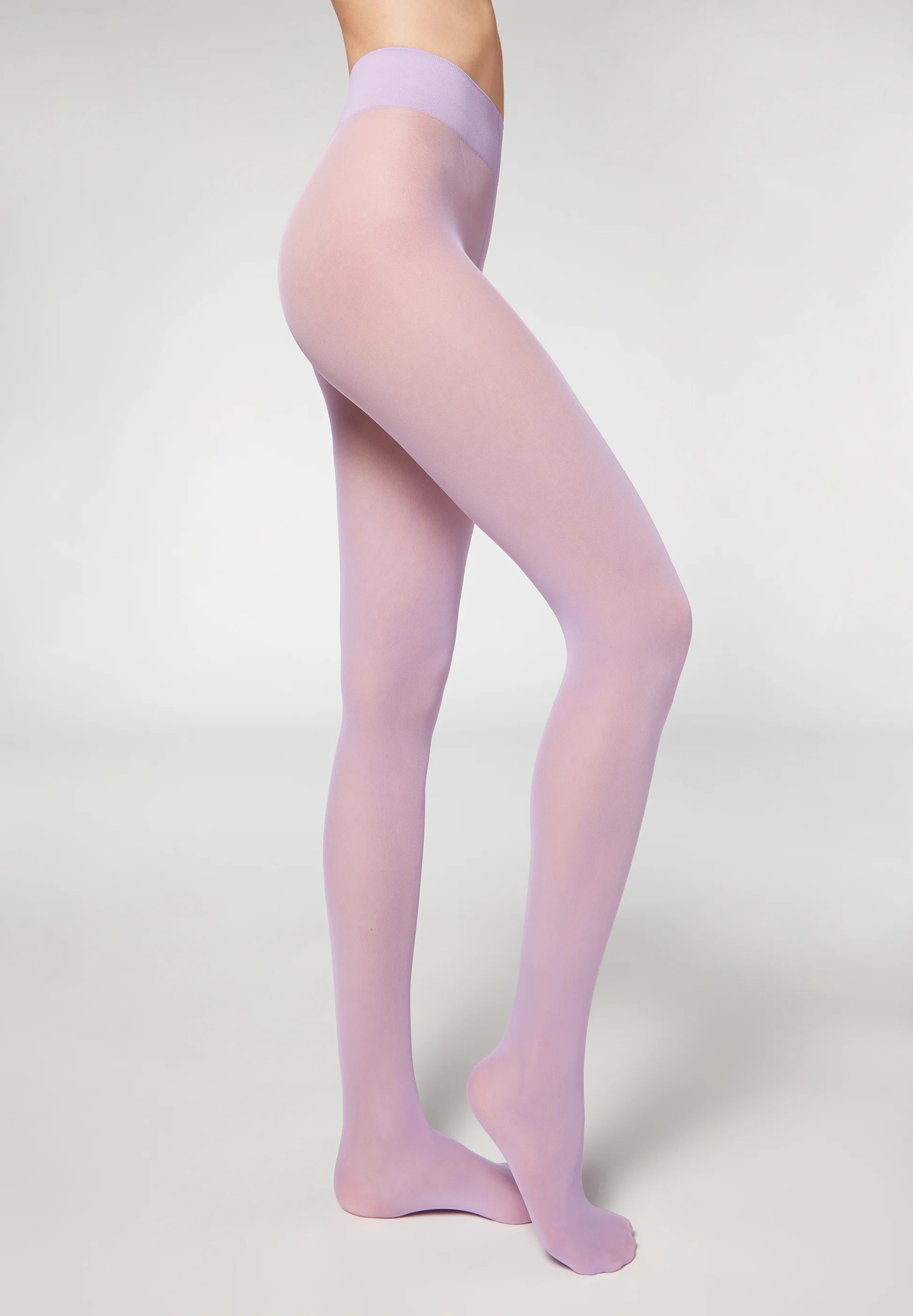 Medias Lila Semi Opacas 30