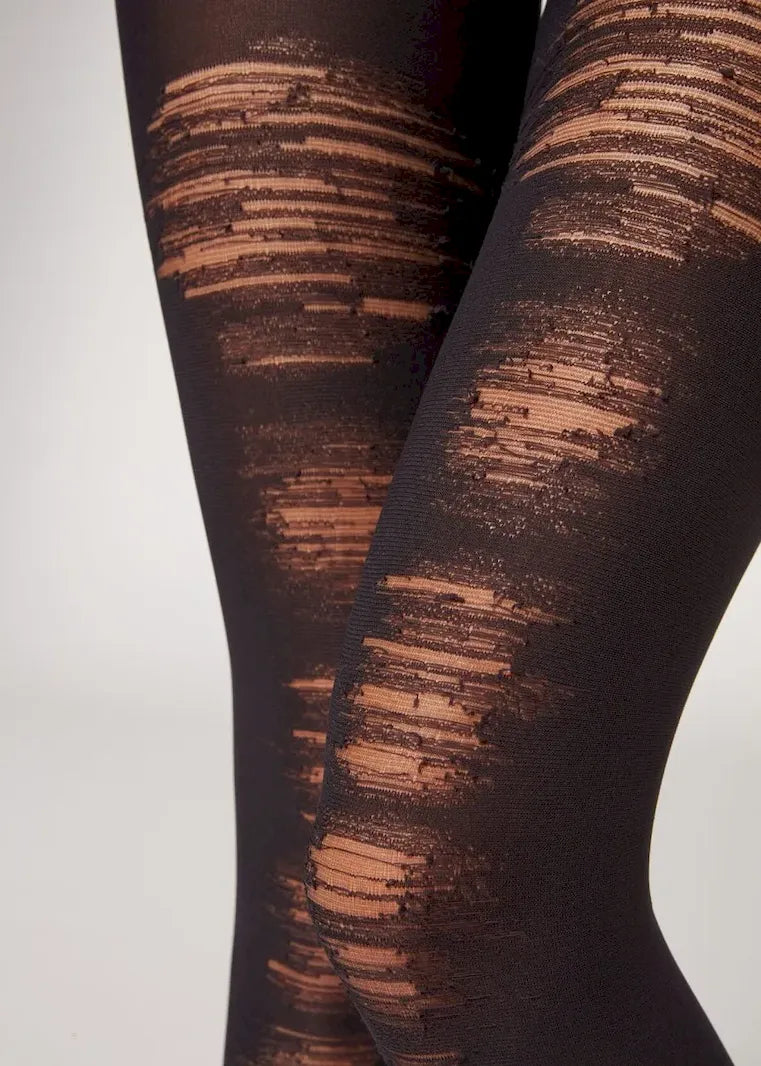 Medias Striped 100 Denier Opaque Eco