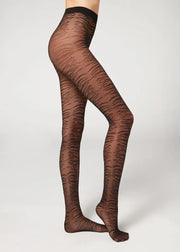 Medias Calzedonia Flocked Tiger