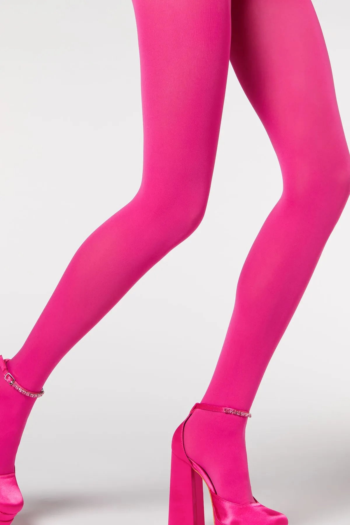 Medias Fucsia Opacas